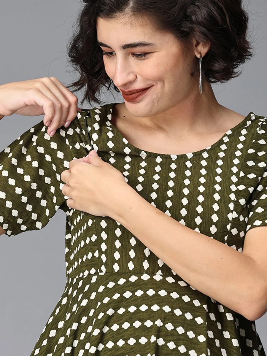 Pretty Edgy Maternity And Nursing Top - Image 6