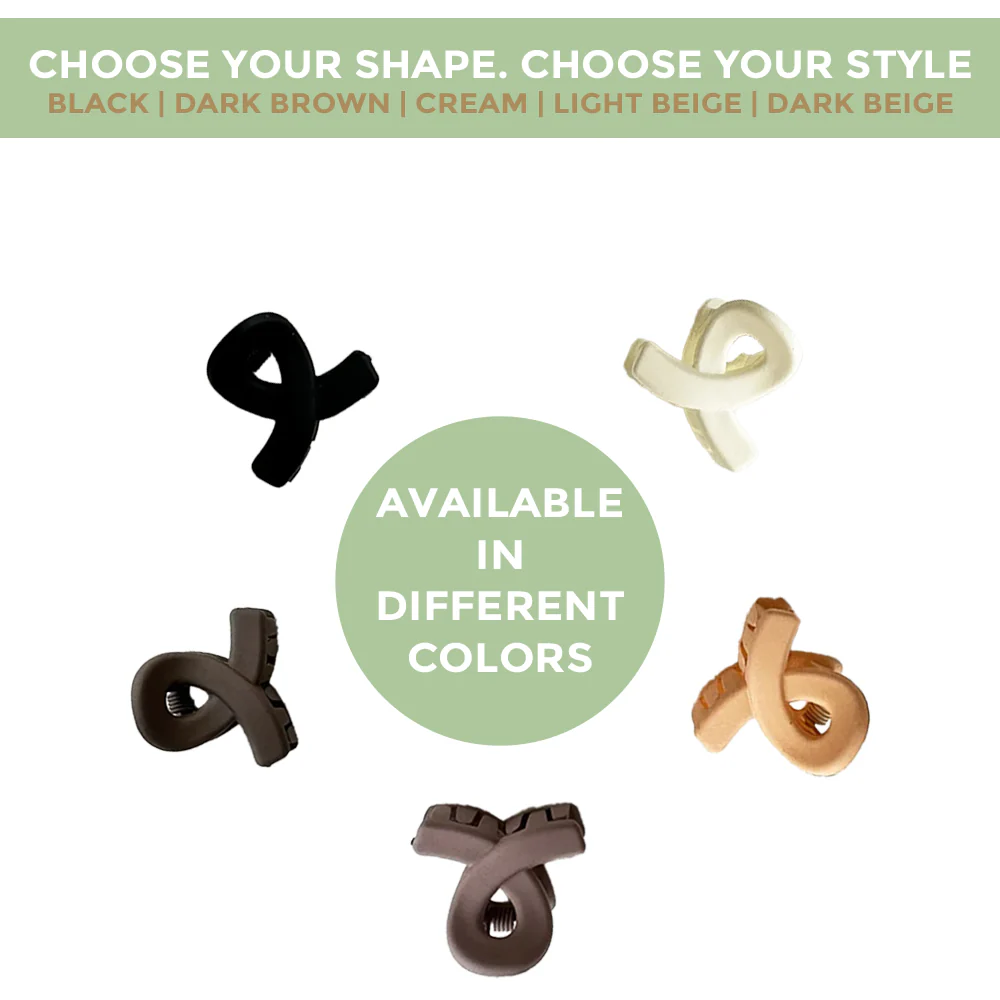 Prolume T SHape Hair Clutchers Clips For Hair Accessories For Women Girl Hair Clutchers Stylish & Durable (5pcs) - Image 3
