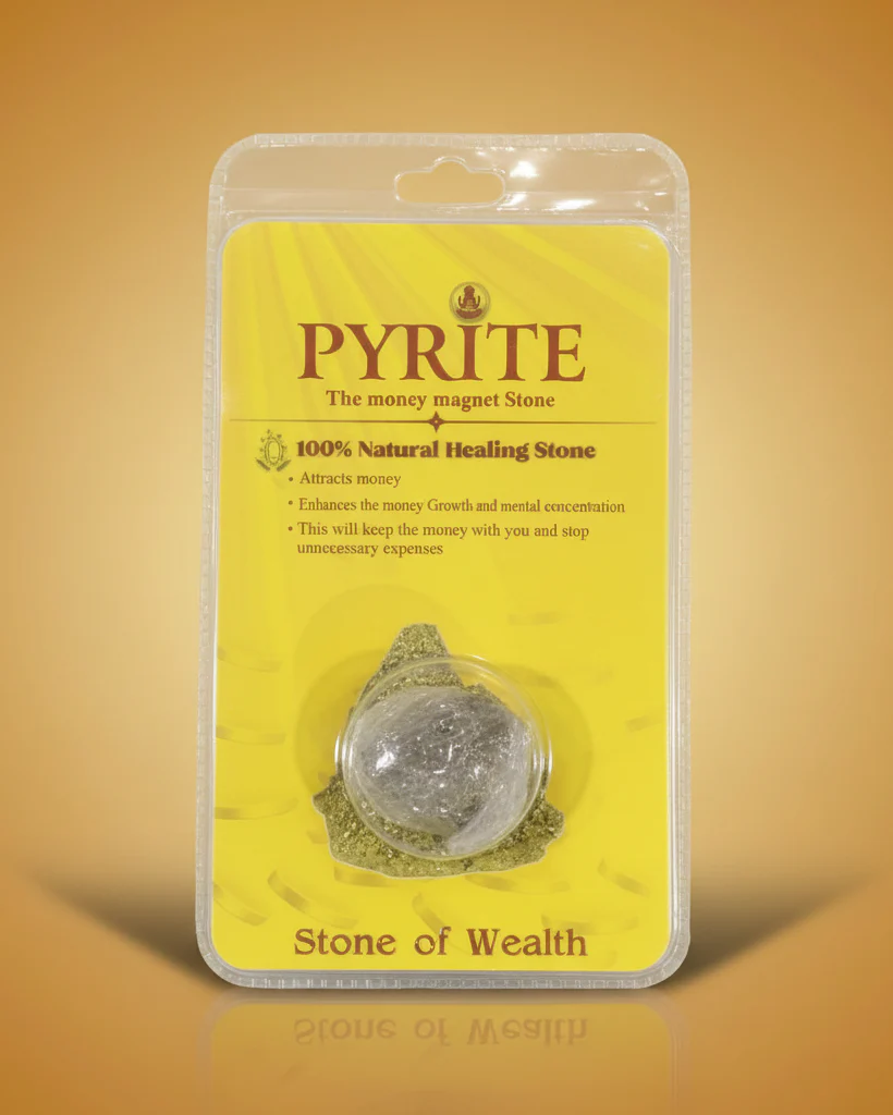 Pyrite “Money Magnet” Stone – Natural Wealth Attraction Crystal for Abundance, Success & Positive Energy - Image 4