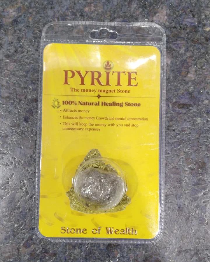 Pyrite “Money Magnet” Stone – Natural Wealth Attraction Crystal for Abundance, Success & Positive Energy - Image 5