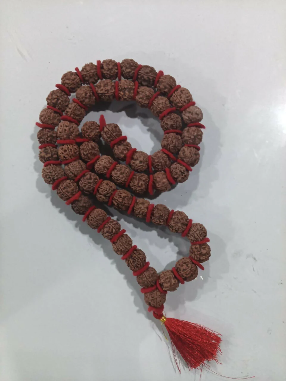 Rudraksha Kantha Mala 54 Beads – Natural Sacred Bead Short Mala for Prayer & Daily Wear - Image 7