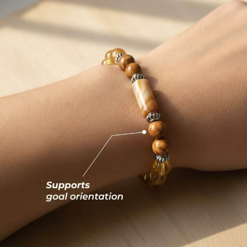 Sagittarius Rashi Bracelet (Dhanu Rashi-ధనుస్సు రాశి)– Semi Precious Gemstone Beaded Bracelet for Energy, Strength & Positivity - Image 6