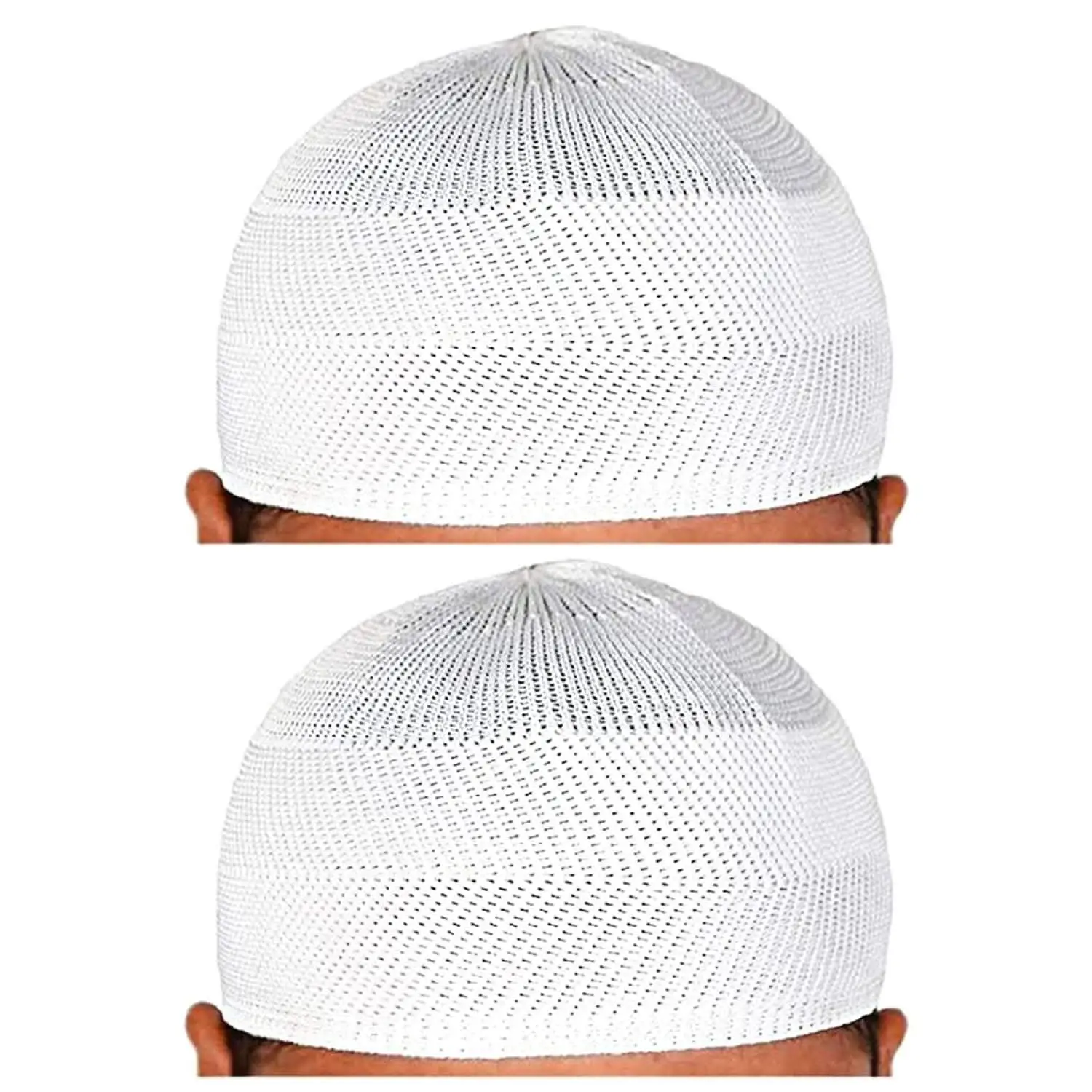 Santarms islamic prayer kufi muslim cap (pack of 2)