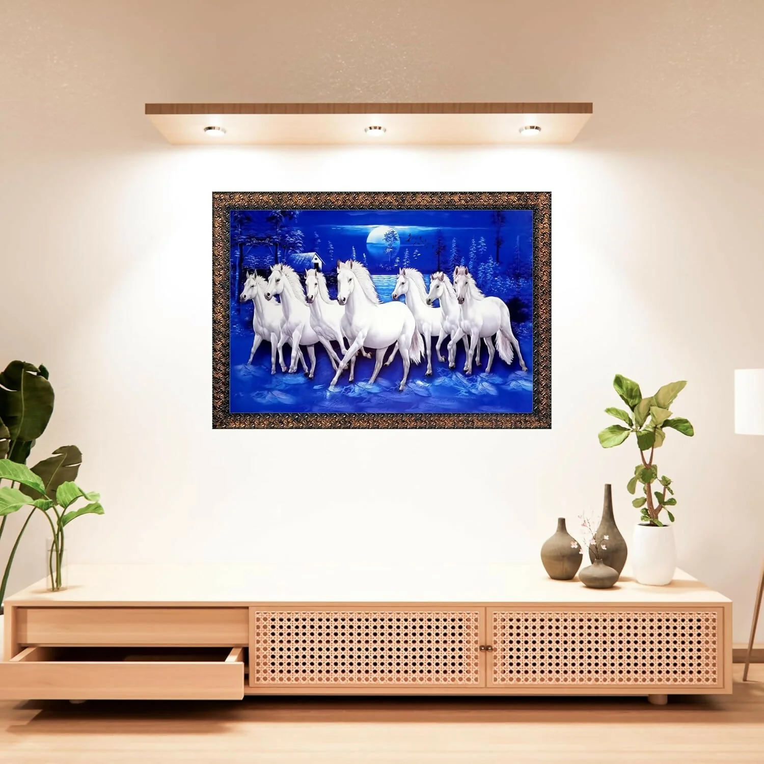 Santarms Running Horses Painting - Image 5