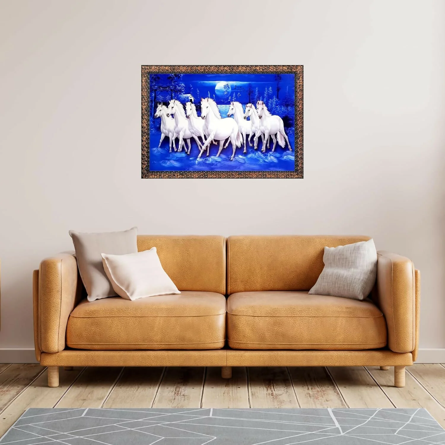 Santarms Running Horses Painting - Image 7
