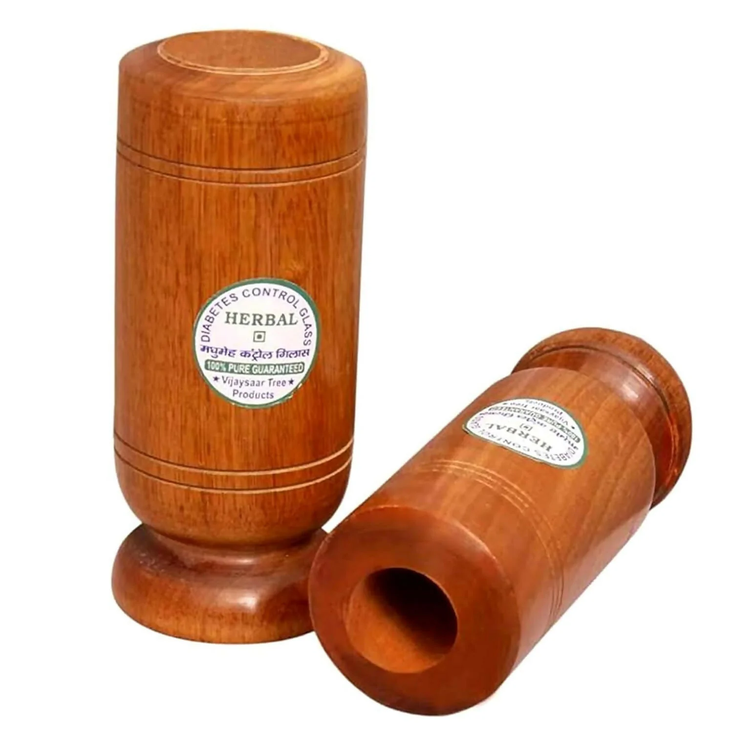 Santarms Vijaysar Wooden Tumbler Glass - Image 6