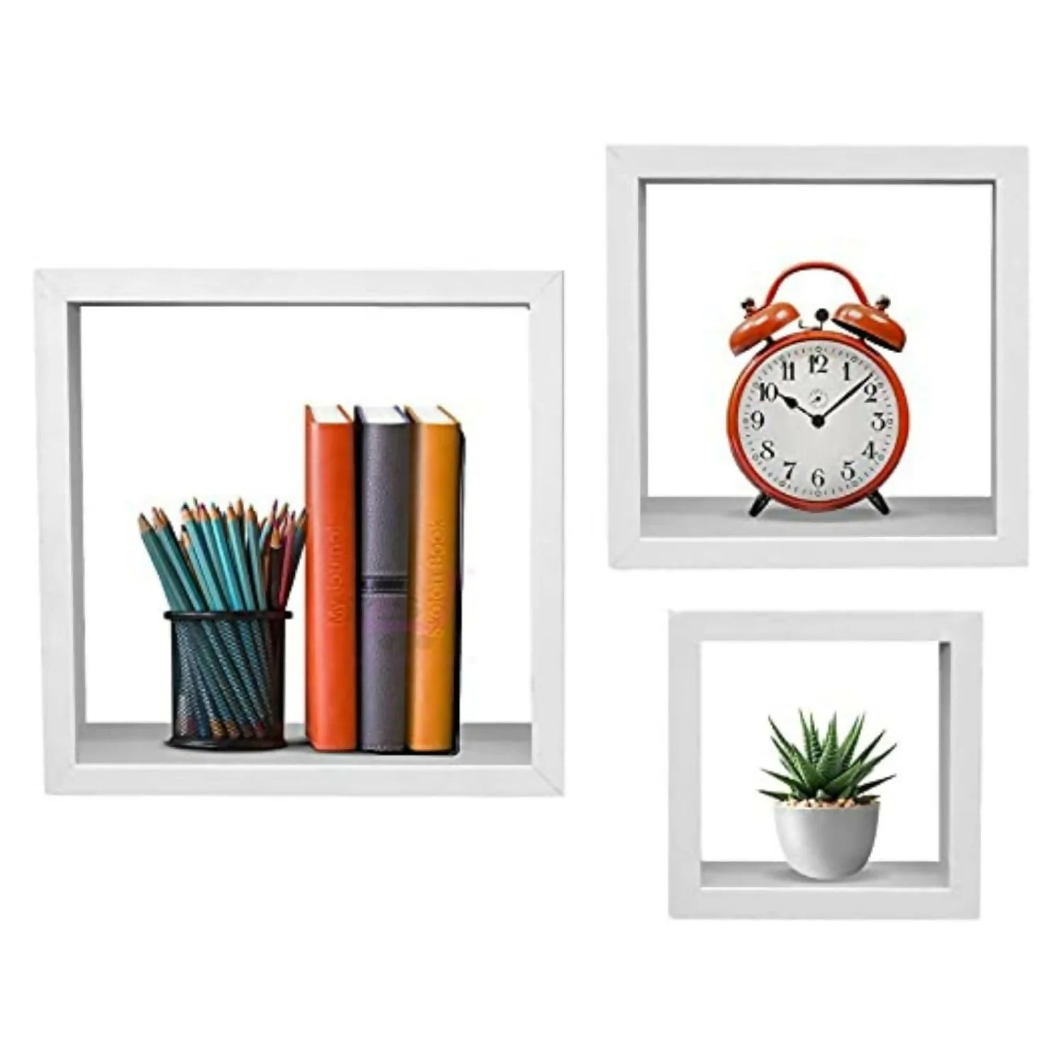 Santarms Wood Multi-Purpose Wall Shelf - Image 3