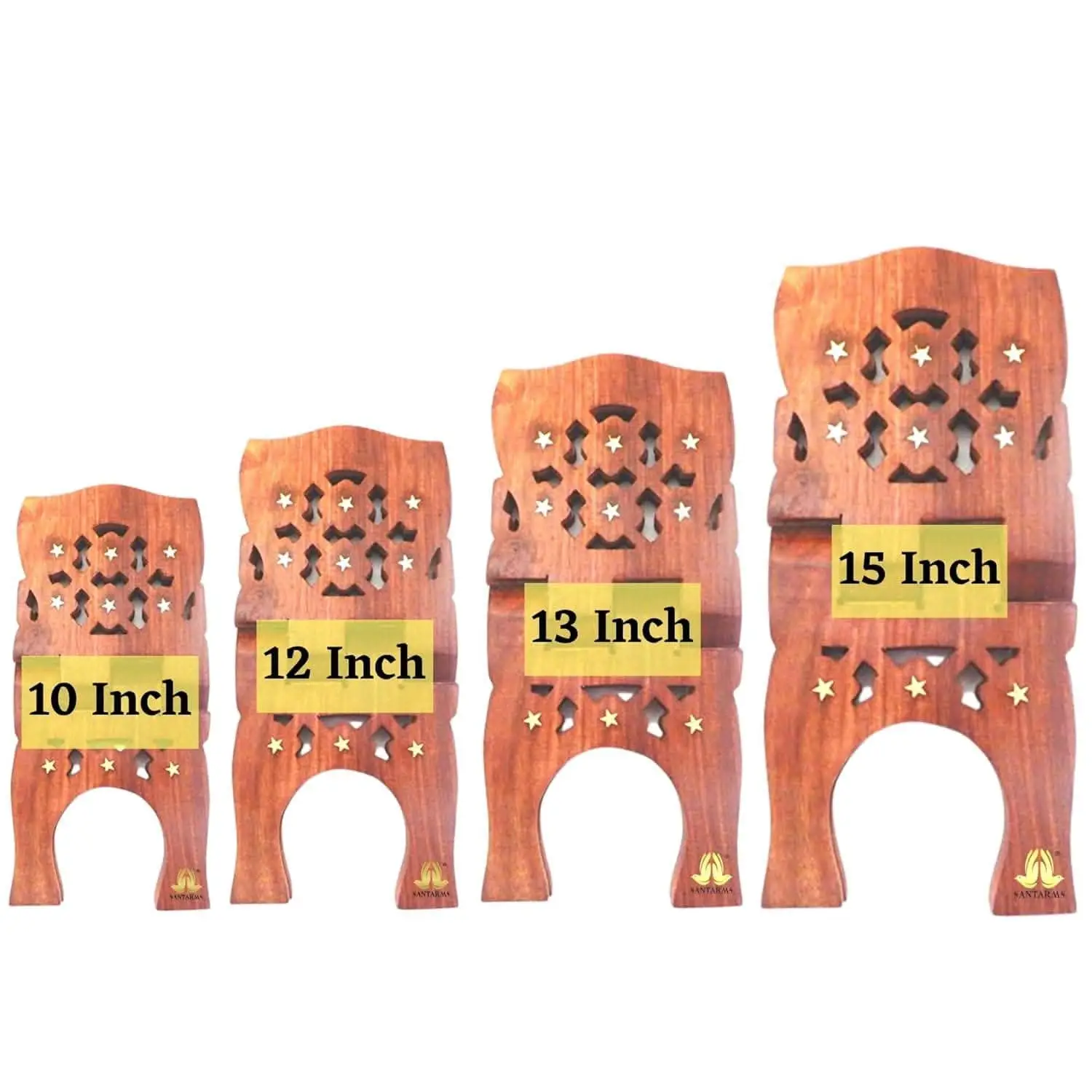 Santarms wooden holy book stand (12 inch) - Image 4