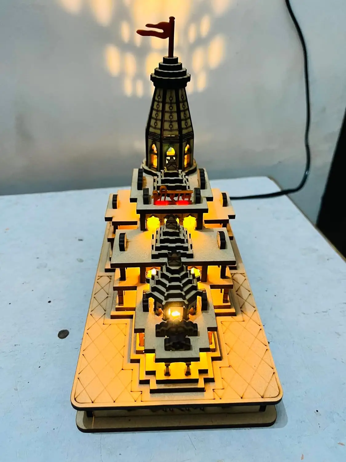 Shri Ram Ayodhya Mandir Exclusive 3D Wooden Janmabhoomi Temple - Image 7