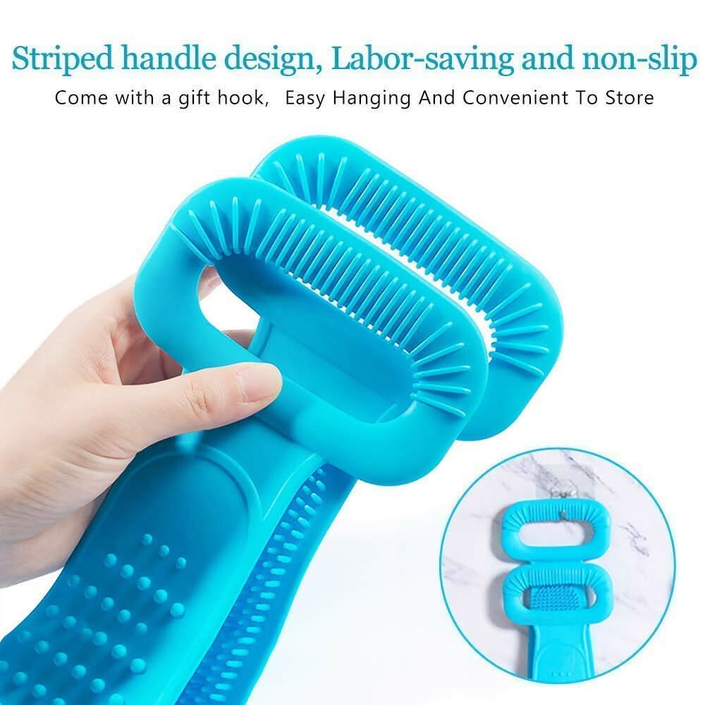 Silicone Back Scrubber Exfoliating Bath Brush for Dead Skin Removal - Image 4