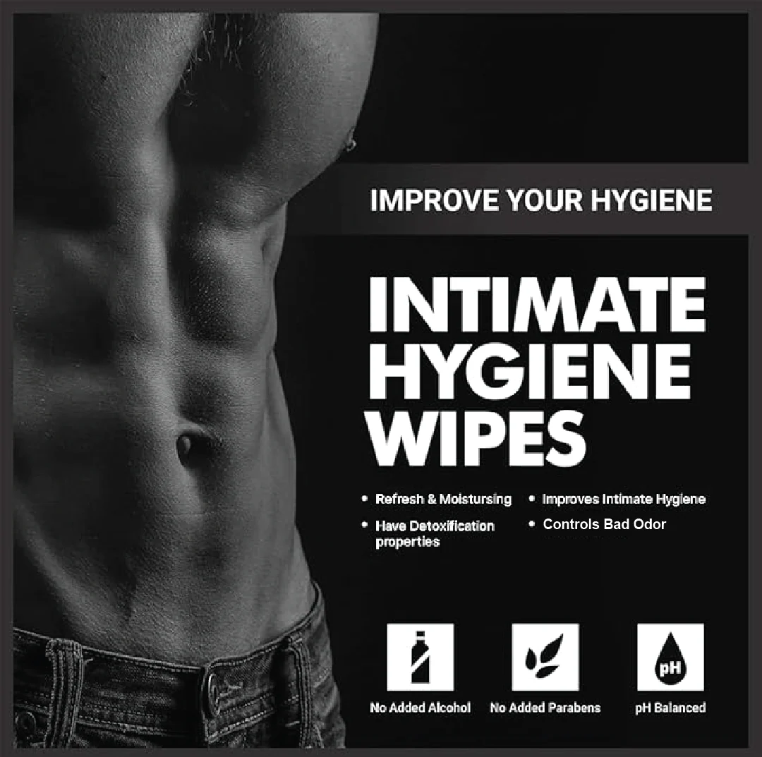 Skin Elements Intimate Hygiene Unisex Wipes | Pack of 30 Individually Wrapped Wipes | pH-Balanced with Tea Tree Oil | Controls Bad Odor | Travel-Friendly & Gentle Cleansing for Daily Freshness - Image 3