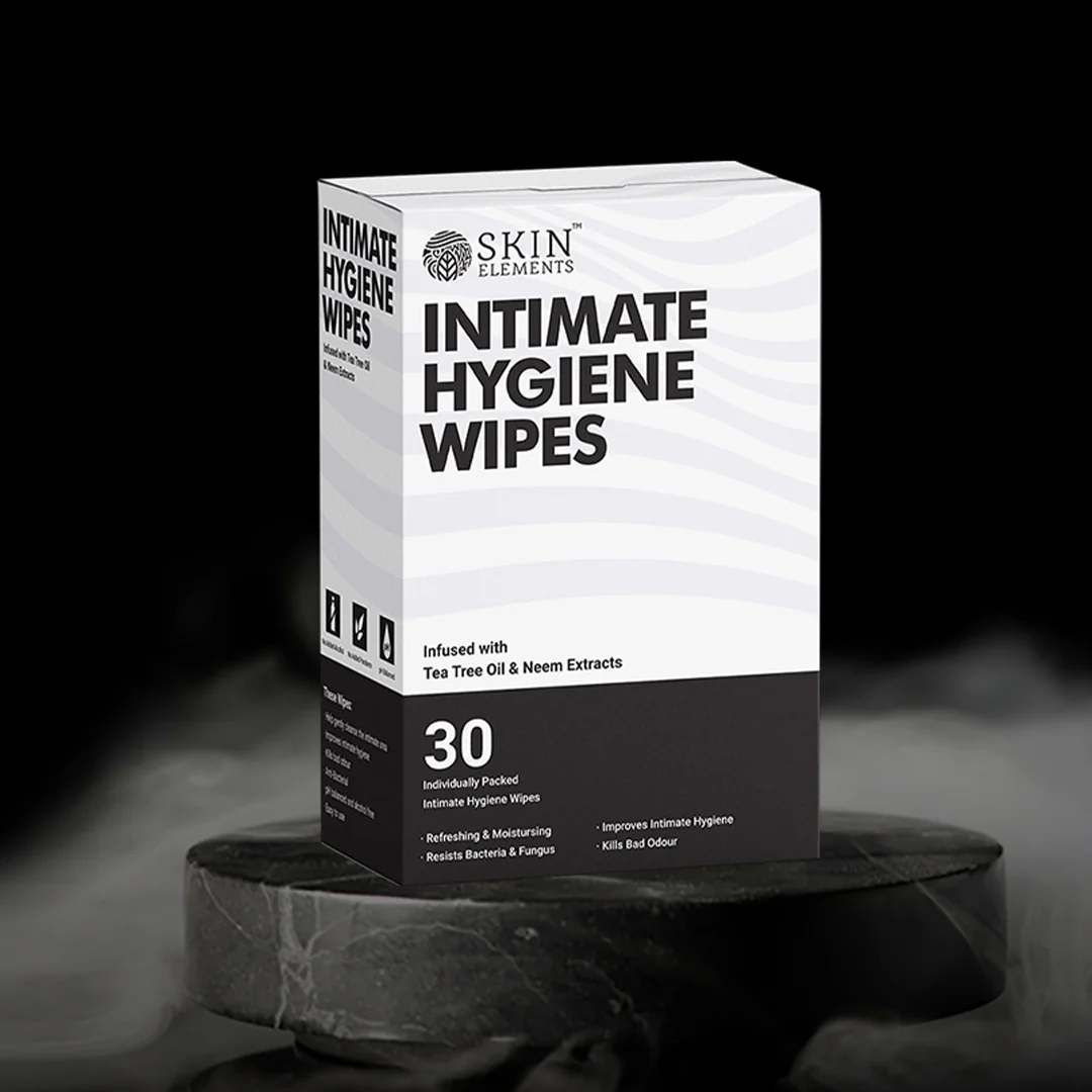 Skin Elements Intimate Hygiene Unisex Wipes | Pack of 30 Individually Wrapped Wipes | pH-Balanced with Tea Tree Oil | Controls Bad Odor | Travel-Friendly & Gentle Cleansing for Daily Freshness - Image 5