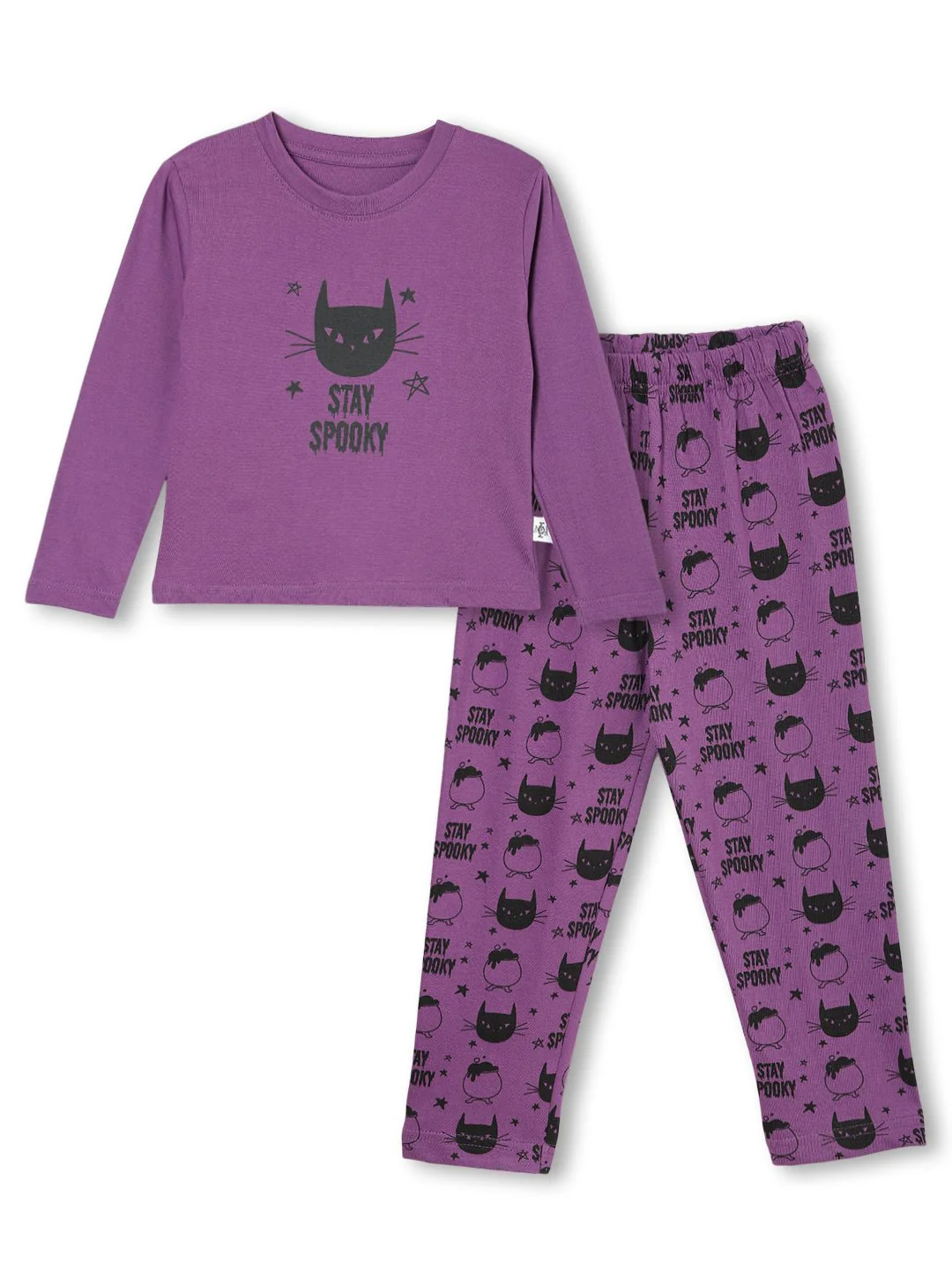 Baby and Kids Pajama Nightsuit Set - Stay Spooky - Image 5