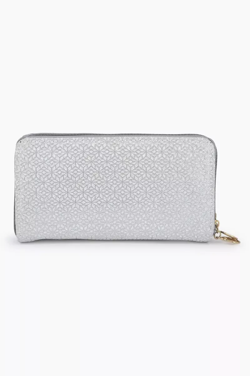 Stylish Party wear Purse for Women and Girls - Silver - Image 6