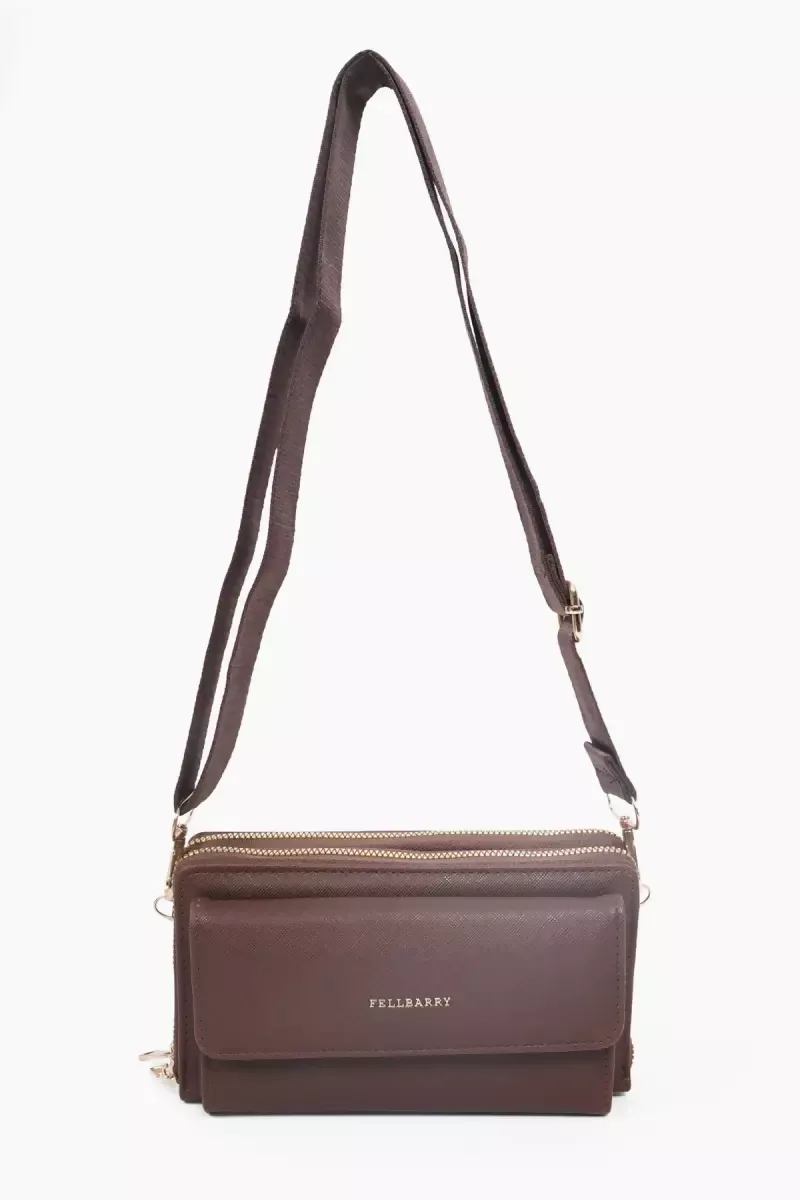 Stylish Sling Bag for Girls & Women - Brown - Image 4