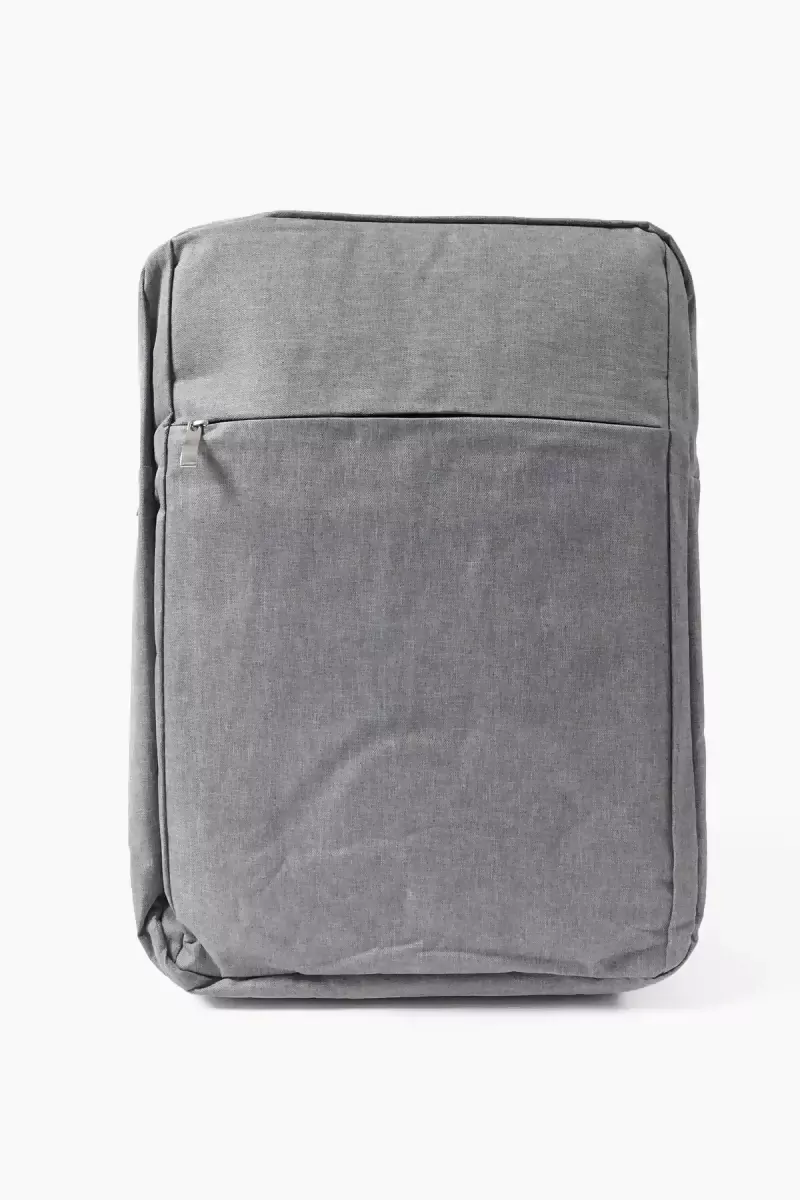 Synthetic Fabric Laptop Bags for Unisex - Grey - Image 6