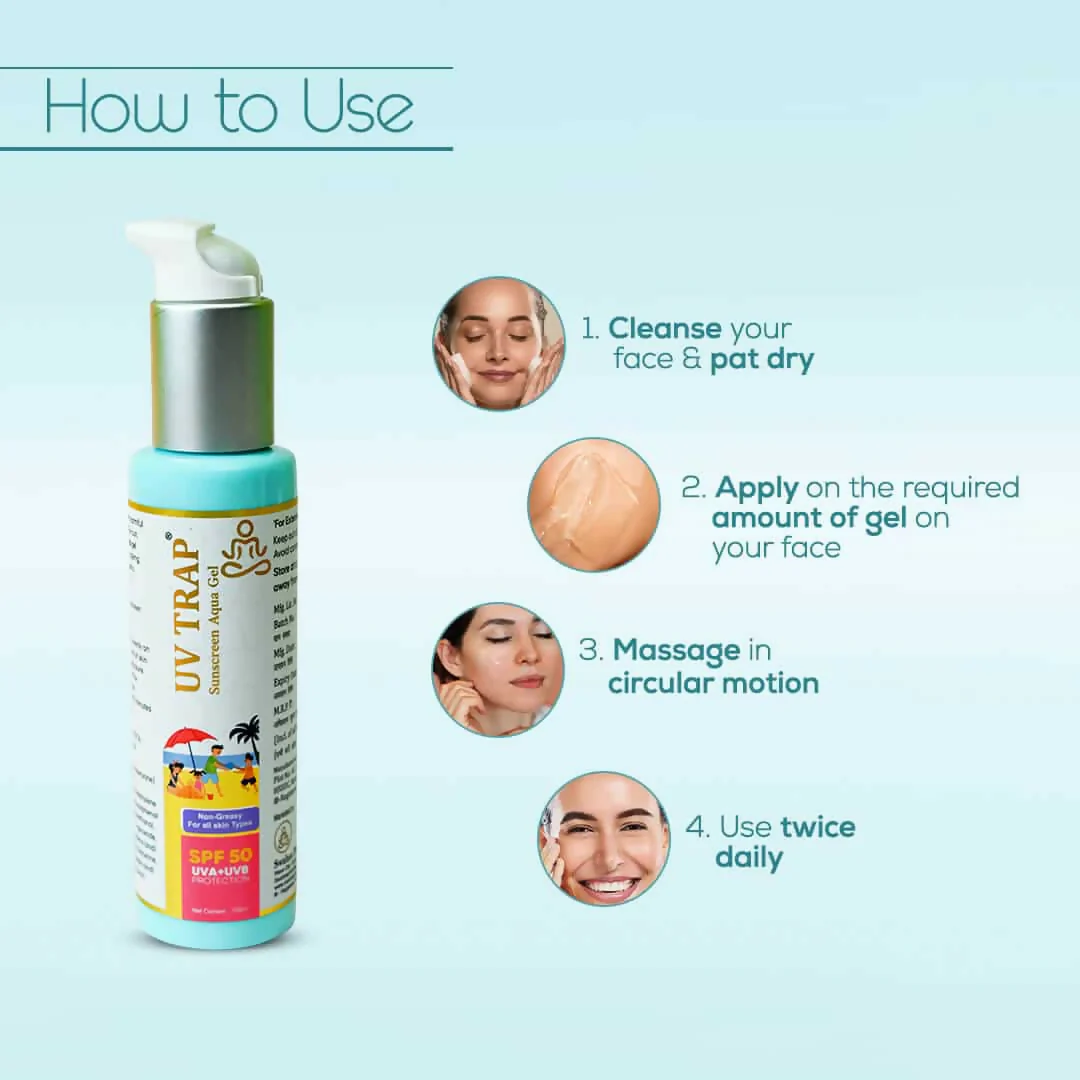 UV Trap Gel Sunscreen SPF 50 PA+++ (100ml) - Image 3