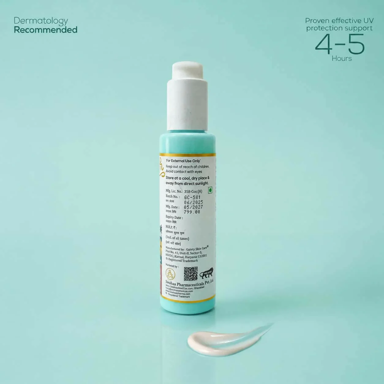 UV Trap Gel Sunscreen SPF 50 PA+++ (100ml) - Image 4
