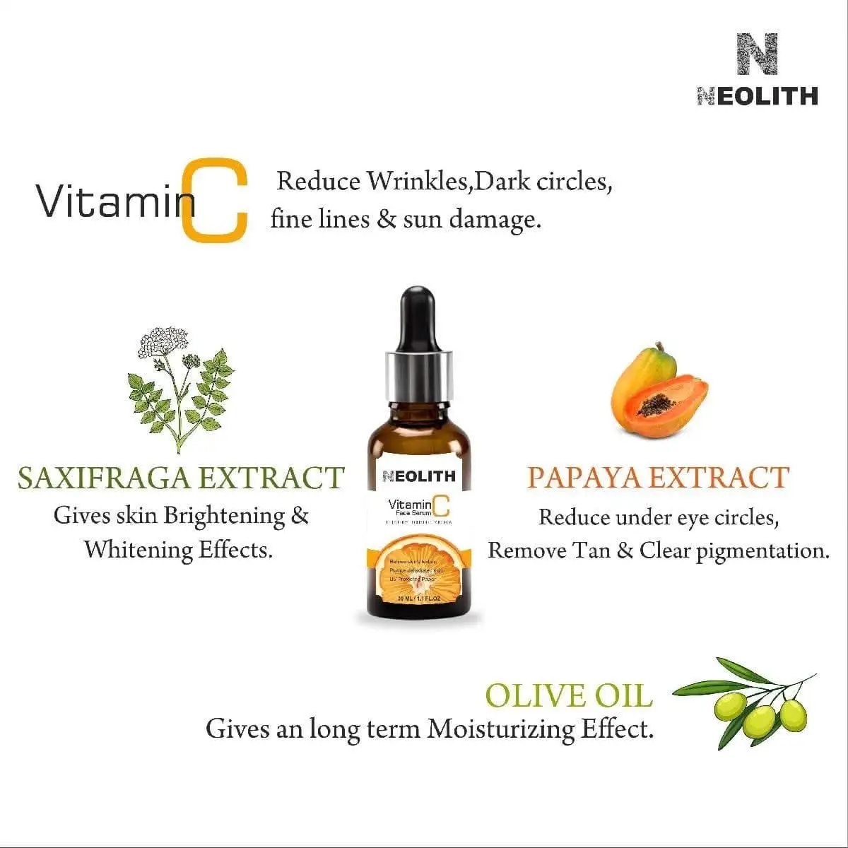Vitamin C Face Serum (30ML) | NEOLITH - Image 3