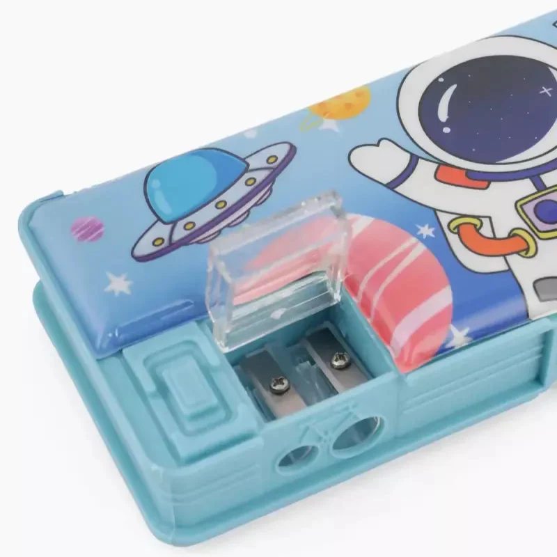 Vivin Conjoin Space Themed Pencil Case With Inbuilt Calculator - Image 5