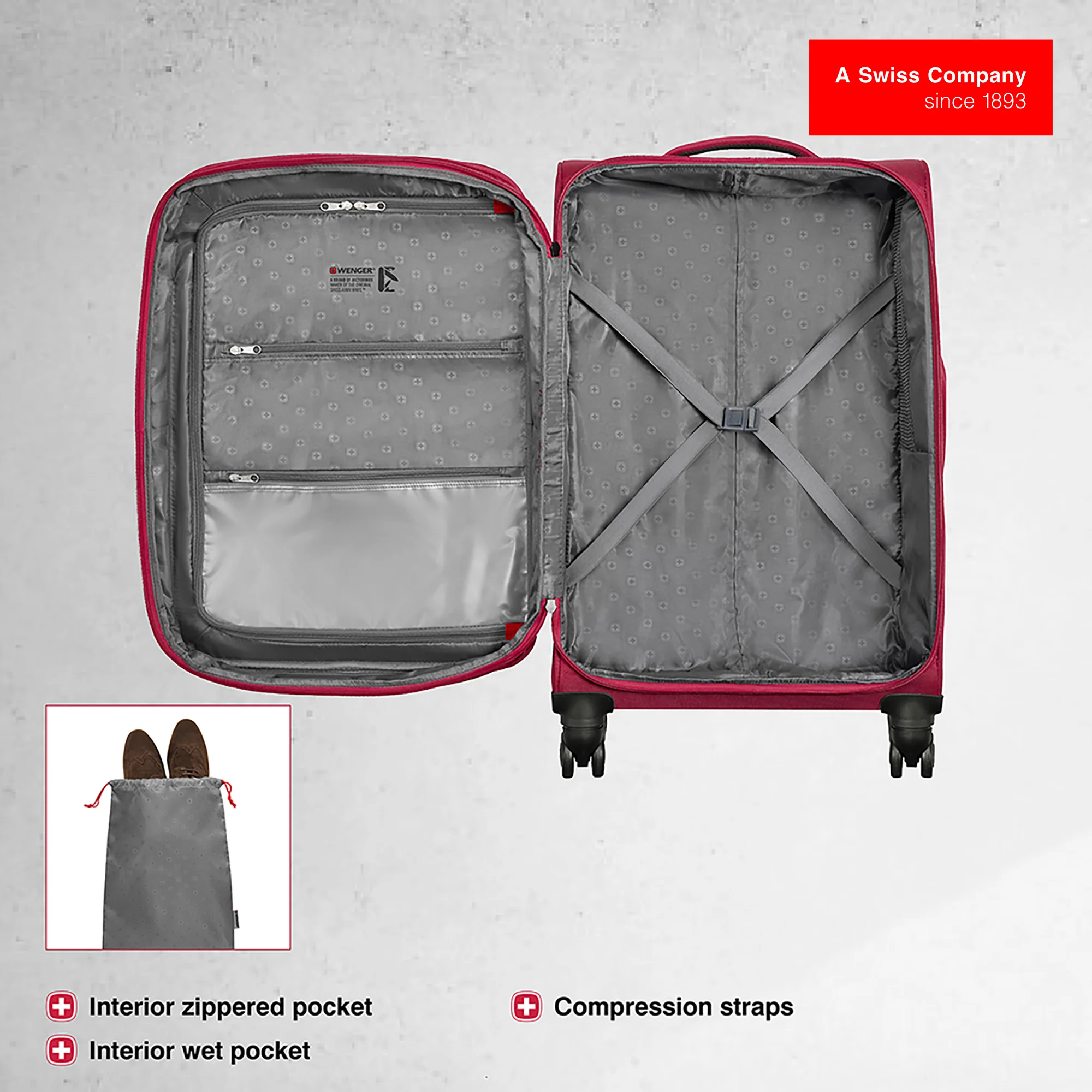 Wenger Fantic Pro Check-in Suitcase - Large (Value Edition) - Image 11