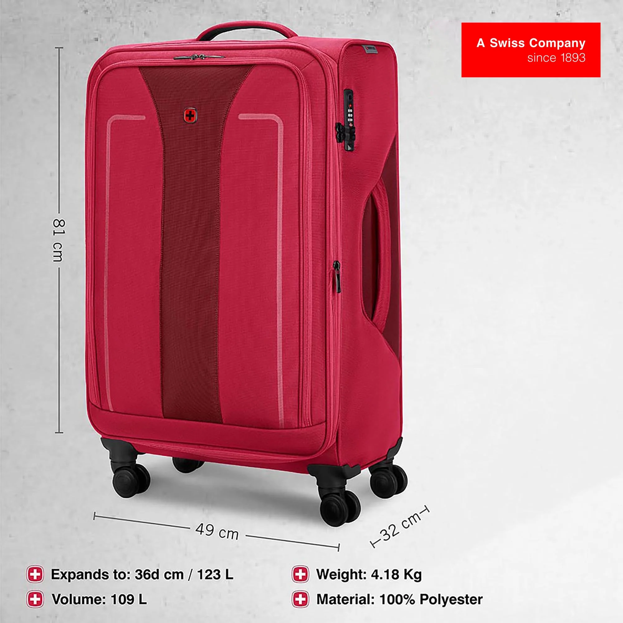 Wenger Fantic Pro Check-in Suitcase - Large - Image 9